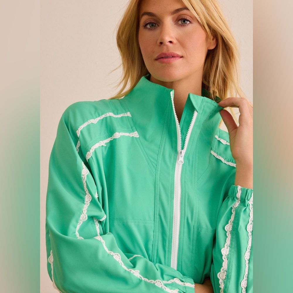 AS Revival Mint Green Zip-Front Track Jacket